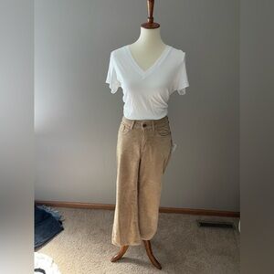 Pilcro tan cropped cords